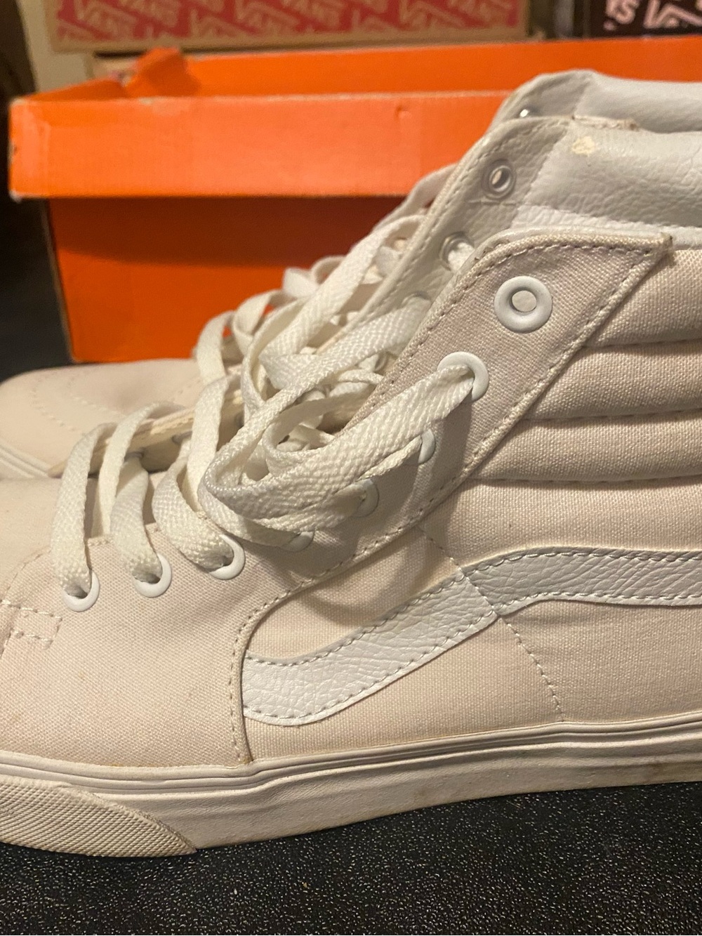 Vans White High-Top Sneakers